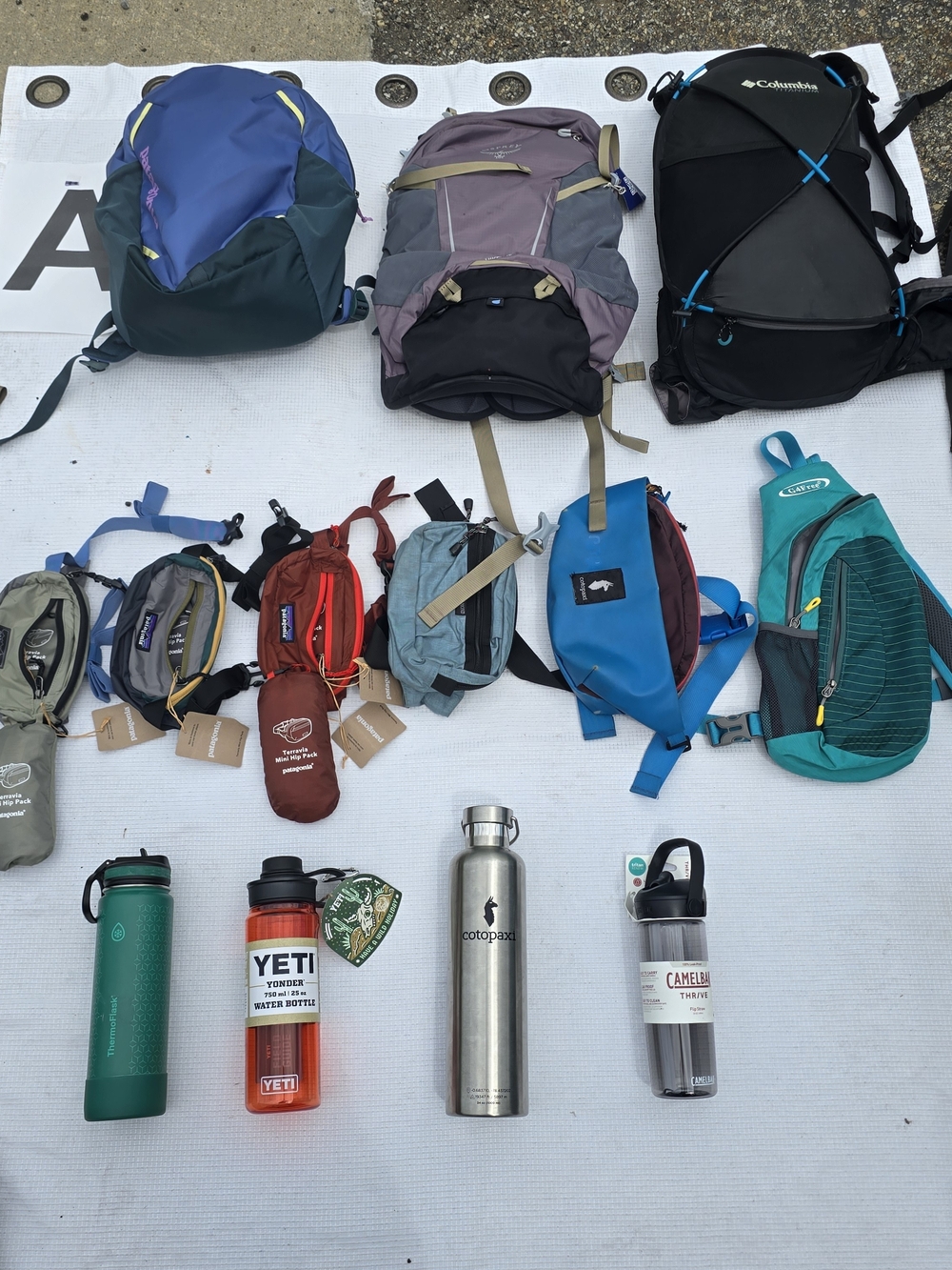 Patagonia Osprey Yeti Cotopaxi